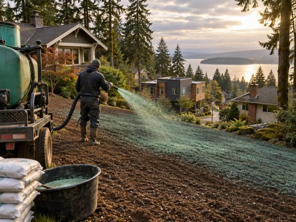 Hydroseed Lawn Installation in Seattle, WA